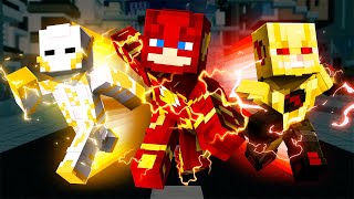 Who Is The Fastest Flash  Minecraft Superhero Mod Speedster Races [upl. by Eirrok]