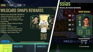 HOW TO CLAIM amp USE WINTER WILDCARD SWAP TOKENS FIFA22 ULTIMATE TEAM [upl. by Allegra]