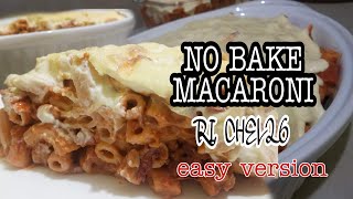 HOW TO COOK NO BAKE MACARONI [upl. by Atiuqam]