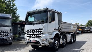 Mercedes Benz Arocs 3245 K 8X4 Meiller Zweiseitenkipper [upl. by Etnoled767]