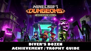 Minecraft Dungeons Echoing Void  Divers Dozen Achievement  Trophy Guide [upl. by Sheridan77]