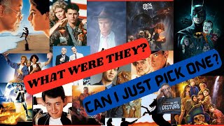 What Are My Favorite Movies From the 1980s [upl. by Akcimat]