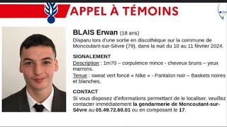 Erwan 18 ans  disparition [upl. by Stoller315]