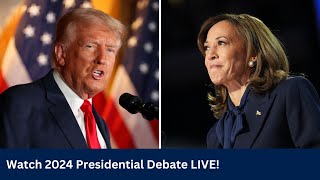 Watch 2024 Presidential Debate LIVE  Donald Trump v Kamala Harris [upl. by Magan]