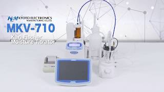 MKV710 Karl Fischer Moisture Titrator Volumetric from Kyoto Electronics KEM [upl. by Belinda]