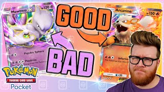 Arcanine better than Mewtwo This tier list is insane  Pokemon TCG Pocket [upl. by Lothair]