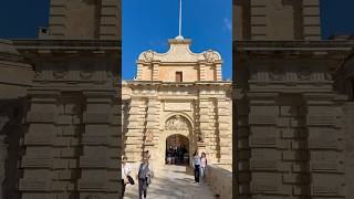 Mdina Gates Malta Game of Thrones filming spot for season 1 exterior entrance to Kings Landing [upl. by Ennovihs903]