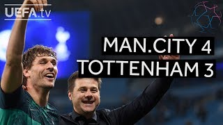 MANCHESTER CITY 43 TOTTENHAM UCL HIGHLIGHTS [upl. by Einapets112]