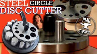 Steel Circle Disc Cutter Set for Punching Metals and Charms [upl. by Gracie]