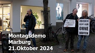 Montagsdemo Marburg  21102024 [upl. by Soelch922]