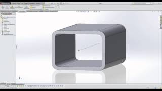 ¿Cómo crear un perfil personalizado para estructuras en SolidWorks [upl. by Beffrey352]