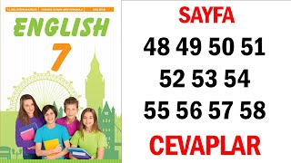 7Sınıf İngilizce Ders Kitabı 4Ünite Wild Animals 48 49 50 51 52 53 54 55 56 57 58 Cevap [upl. by Ravens]