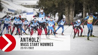 MASS START HOMMES  ANTHOLZ 2022 [upl. by Yrrot]