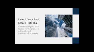 5 Weeks Real Estate Coaching Crash Course by Jason Lassiter [upl. by Aekahs259]