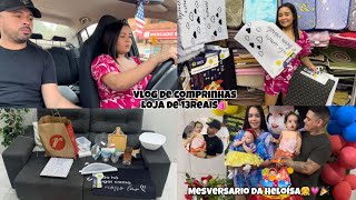 VlogCOMPRINHAS NA LOJINHA DE 13REAIS🛍️ fomos no mesversário da Heloísa💗🎉 [upl. by Mika463]