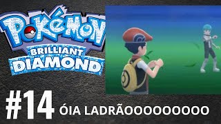 Jornada Pokémon Brilliant Diamond 14 Pega Ladrão e o Surf [upl. by Ranip192]