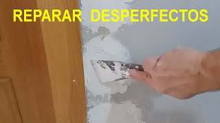 Como arreglar una PARED en MAL ESTADO Reparar grietas y daños [upl. by Fawne]