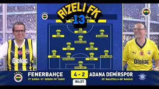 Fenerbahçe 42 Adana Demirspor  FB TV GOL ANLARI  3 Nisan 2024 [upl. by Nirol412]