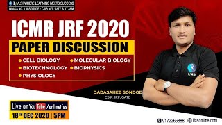 Indian Council Of Medical Research Paper Discussion  ICMR 2022  IFAS [upl. by Haig]