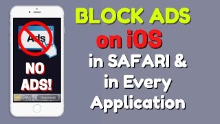 How To Block ADS on iPhone in Every APP [upl. by Larrad]