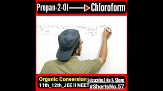 Propan2ol se chloroform ll isopropyl alcohol se chloroform ll trichloromethane shorts chemistry [upl. by Atekihs]