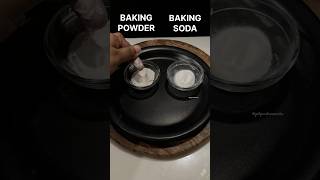 DIFFERENCE BETWEEN BAKING POWDER amp BAKING SODA  cupcakes  cakes  baking  hacks hacks baking [upl. by Eicak]