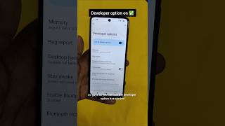 How to enable developer options any android phone shorrts [upl. by Calista]