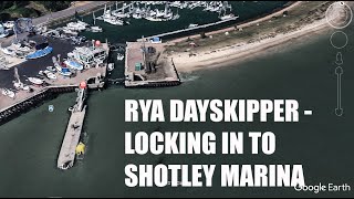 RYA Day Skipper Locking in to Shotley Marina [upl. by Verna]