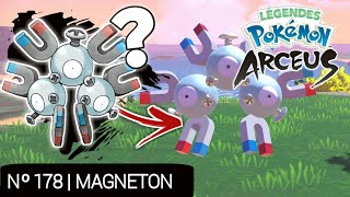 Où trouver Magnéton   Légendes Pokémon Arceus [upl. by Amian]