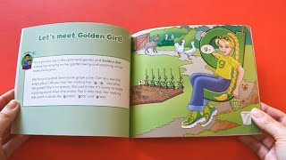 Letterland Story Corner  Golden Girl and the gap [upl. by Cavil]