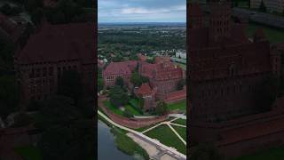 Zamek w Malborku Ordensburg Marienburg by drone [upl. by Wilkinson]