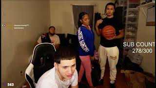 Brittany Kiana and Bmo buggout live during Shangels twitch pt1 [upl. by Neih217]