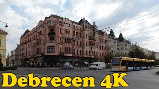 Walk around Debrecen Hungary 4K [upl. by Inahpit]