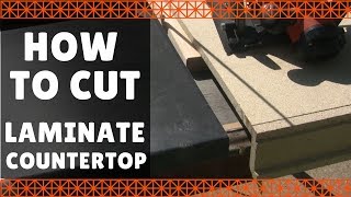 How to Cut Laminate Countertop – DIY [upl. by Nessi]