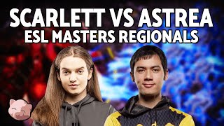 SCARLETT vs ASTREA Lower Bracket Finals  ESL AM Regionals Bo5 ZvP  StarCraft 2 [upl. by Cogn399]