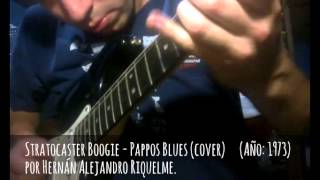 Stratocaster Boogie  Pappos Blues cover [upl. by Halian]