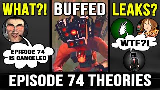 TRUTH ABOUT EPISODE 74 DELAY SPEAKERMENS LAB Skibidi Toilet 74 Part 1 Analysis amp Theory amp Lore [upl. by Plato42]