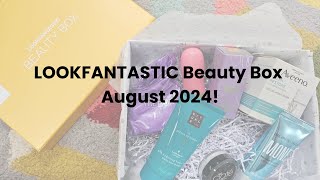 LOOKFANTASTIC August Beauty Box 2024 [upl. by Aidahs]