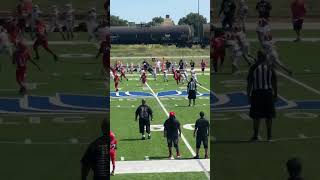 20 Owasso Black 3rd Grade football  20 yard passampcatch amp making plays 20 9 football rams qb [upl. by Peggy]