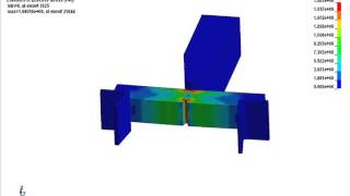 Charpy test simulation in LS DYNA [upl. by Kciregor]