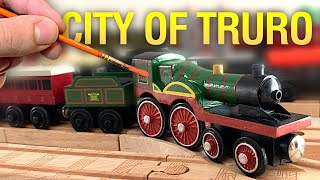 Making THE CITY OF TRURO from a KnockOff Train  Thomas Wooden Railway Custom [upl. by Sigfried685]