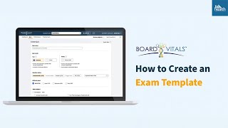 BoardVitals Training Video How to Create a Template [upl. by Lunette]