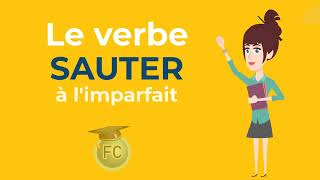 Le verbe Sauter à limparfait to jump Imperfect Tense frenchconjugation [upl. by Sitruc123]