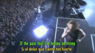 BON JOVI  This aint a love song lyrics  letra  subtitulado [upl. by Skricki866]