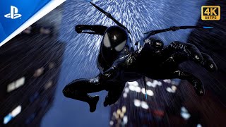 Symbiote Suit Swap Free Roam  SpiderMan 2 PS5 4K [upl. by Aleil]