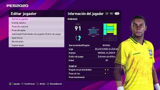 ROBINHO PES STATS eFootball PES 2020 [upl. by Yrag68]