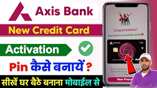 Axis bank credit card activate kaise kare How to activate axis bank credit card [upl. by Hammad]