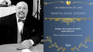 Celebration of Life for Martin John Leysath [upl. by Christin]