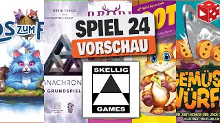 SPIEL 24 Vorschau Das sind die Neuheiten von SKELLIG GAMES [upl. by Adnarram593]