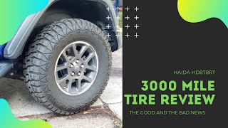 Haida HD878RT Tire Review [upl. by Ieppet302]